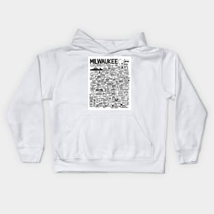 Milwaukee Map Kids Hoodie